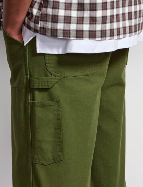 AIR SPACE Carpenter Pant, Green product photo View 08 L