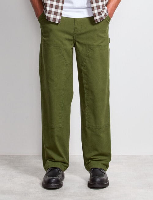 AIR SPACE Carpenter Pant, Green product photo View 02 L