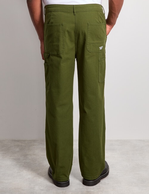 AIR SPACE Carpenter Pant, Green product photo View 03 L