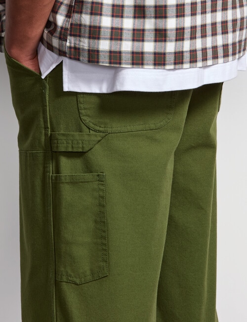 AIR SPACE Carpenter Pant, Green product photo View 08 L