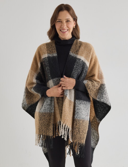 Boston + Bailey Check Wraps, Black Check product photo View 04 L