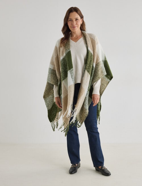 Boston + Bailey Check Wraps, Green Check product photo View 03 L