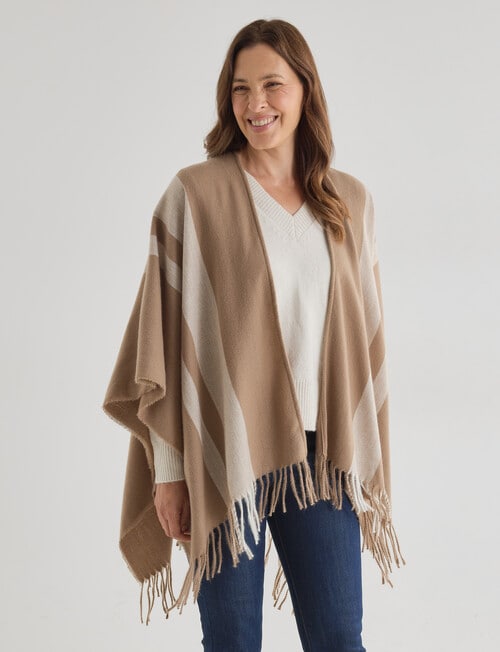 Boston + Bailey Check Wraps, Mocha & Ivory product photo