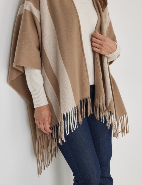 Boston + Bailey Check Wraps, Mocha & Ivory product photo View 04 L