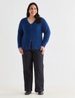 Studio Curve Fluffy Cardigan, Azure product photo View 03 S