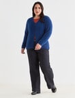 Studio Curve Fluffy Cardigan, Azure product photo View 06 S