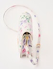 Boston + Bailey Floral Printed Crossbody Bag, White Floral product photo View 04 S