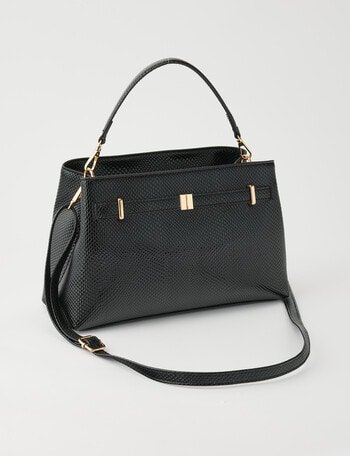 Boston + Bailey Vintage Shopper Bag, Black product photo
