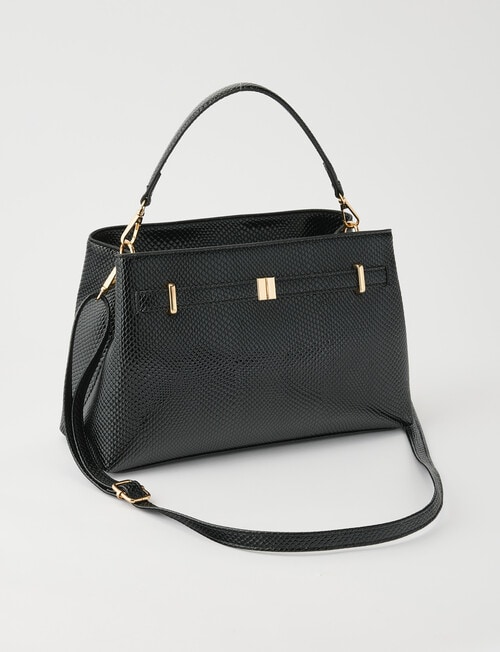 Boston + Bailey Vintage Shopper Bag, Black product photo