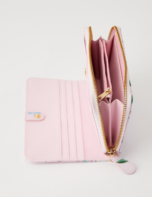 Boston + Bailey Floral Printed Wallet, Pink Floral product photo View 06 L