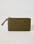 Boston + Bailey Card Holder with Zip Pocket, Olive product photo View 02 S