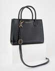 Boston + Bailey Classic Shopper Bag, Black Croc product photo
