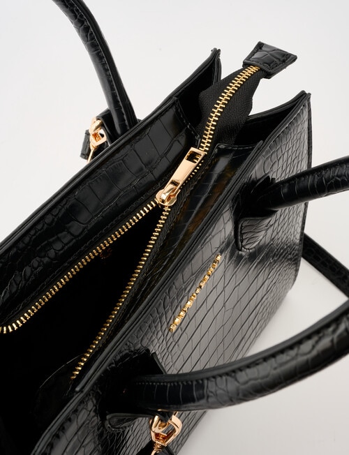 Boston + Bailey Classic Shopper Bag, Black Croc product photo View 06 L