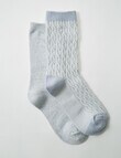 Lyric Ultra Soft Crew Sock, 2-Pack, Artic Ice product photo