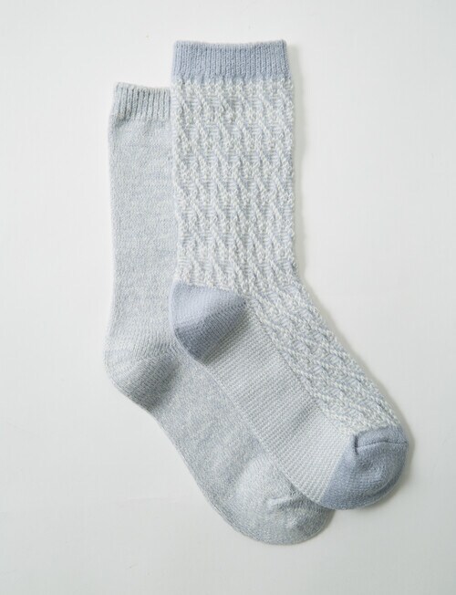 Lyric Ultra Soft Crew Sock, 2-Pack, Artic Ice product photo