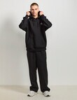 AIR SPACE Oversize Embroidered Hoodie, Black product photo View 09 S