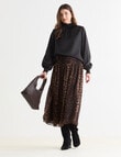 Whistle Hammered Satin Blouse, Black product photo View 03 S