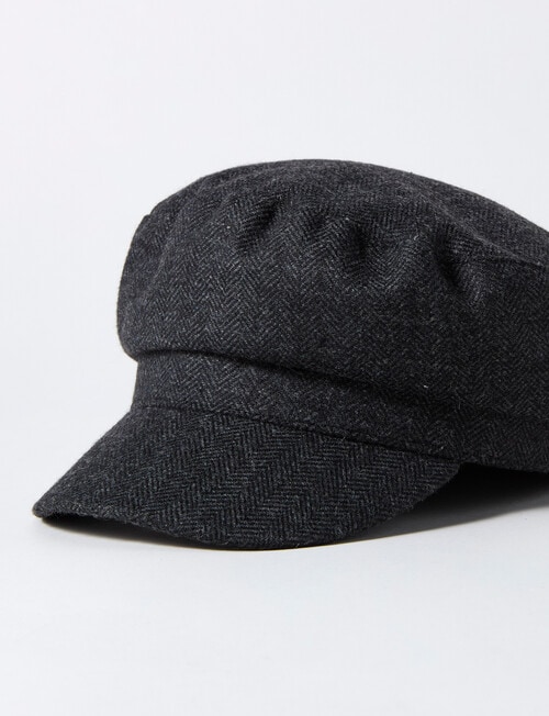 Whistle Baker Boy Hat, Black product photo View 03 L