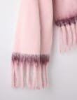 Boston + Bailey Tone Tassel Blanket Scarf, Pink & Burgundy product photo View 02 S