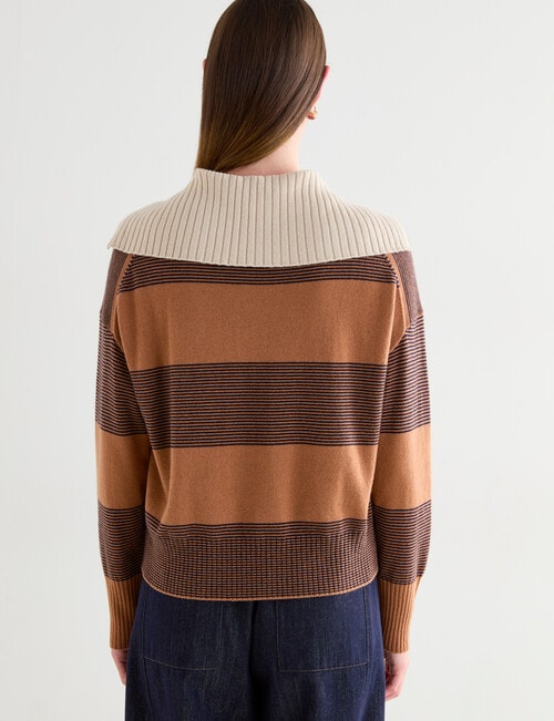Jigsaw Beaufort Polo Sweater, Camel product photo View 02 L