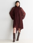 State of play Leia Mini Dress, Dark Cherry product photo View 03 S