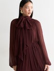 State of play Leia Mini Dress, Dark Cherry product photo View 09 S