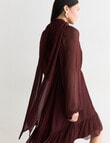 State of play Leia Mini Dress, Dark Cherry product photo View 10 S