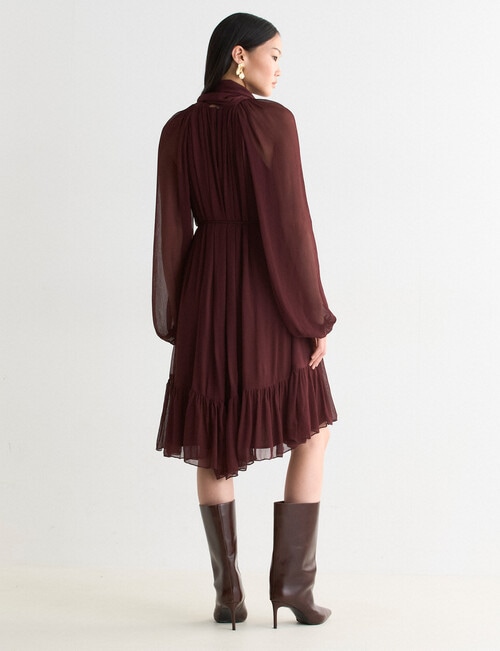 State of play Leia Mini Dress, Dark Cherry product photo View 02 L