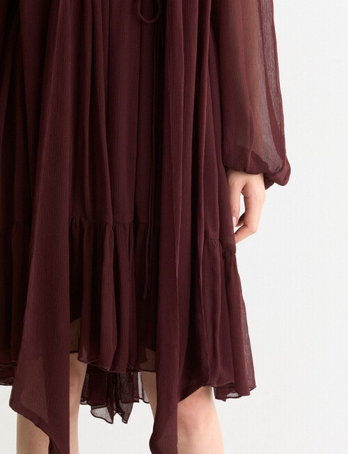 State of play Leia Mini Dress, Dark Cherry product photo View 06 L