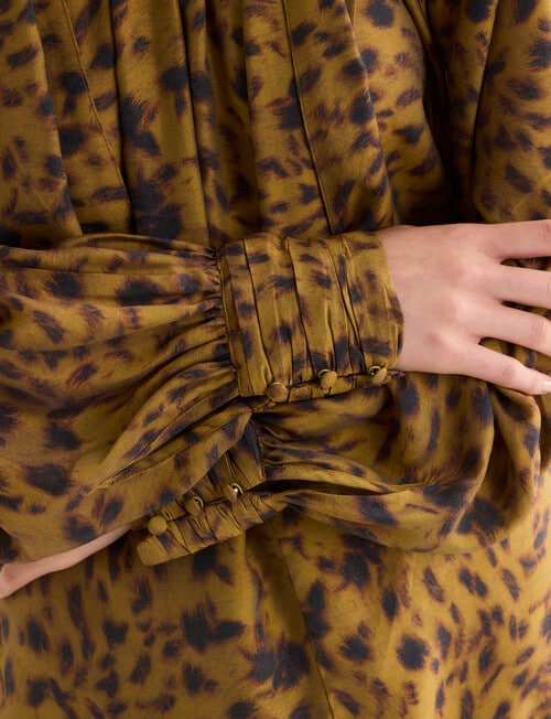 State of play Octavia Blouse, Tortoiseshell Print product photo View 05 L