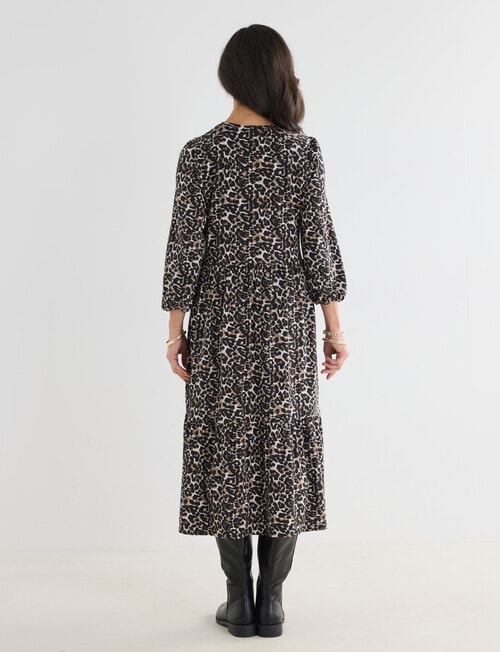 Ella J Animal Tiered Dress, Animal product photo View 02 L