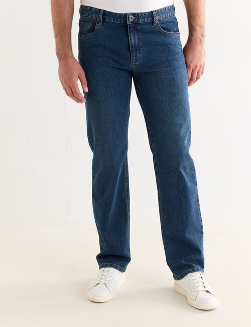 Chisel Straight Leg Stretch 5-Pocket Jean, Ex Indigo product photo