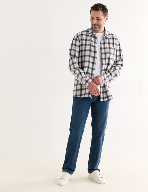 Chisel Straight Leg Stretch 5-Pocket Jean, Ex Indigo product photo View 03 L