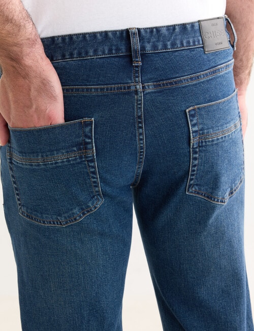 Chisel Straight Leg Stretch 5-Pocket Jean, Ex Indigo product photo View 05 L
