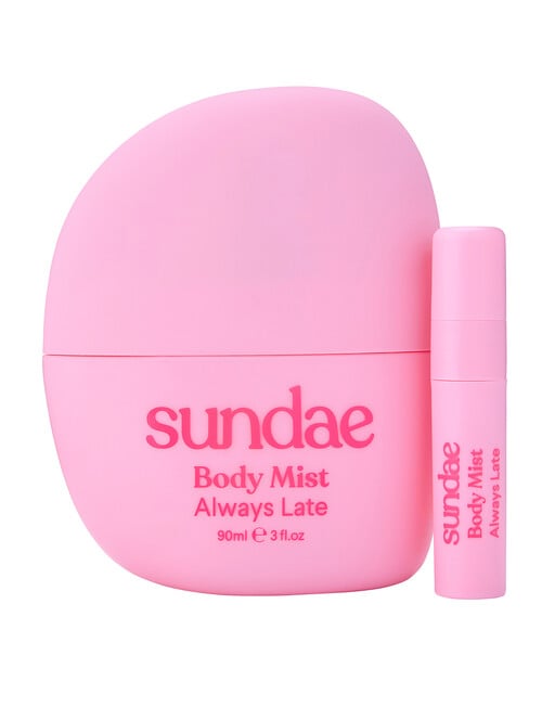 Sundae Body Mist Mini, Always Late product photo View 05 L