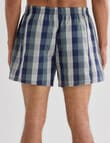 Chisel Cotton Check Boxer, 3-Pack, Navy & Hunter Green product photo View 03 S