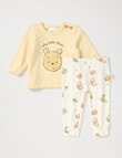 Licensed Classic Sweatshirt Trackpant Sleep Set, 2-Piece, Yellow product photo