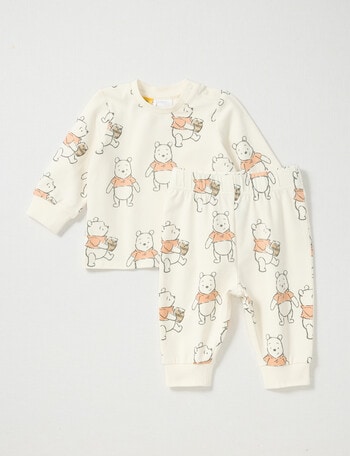 Licensed Character PJ Sleep Set, 2-Piece, Cream product photo