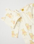 Licensed Classic Pooh Sleepsuit & Beanie Set, 2-Piece, Cream product photo View 02 S