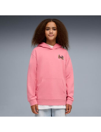 Puma Mid 90s Graphic Relaxed Fit Hoodie, Wild Pink product photo