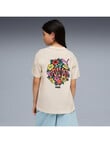 Puma Mid 90s Graphic Telaxed Tee, Alpine Snow product photo View 04 S