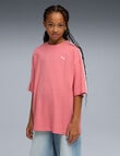 Puma Luminious Cloud Oversized Tee, Pink product photo View 03 S