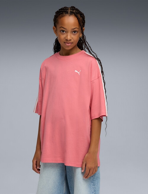 Puma Luminious Cloud Oversized Tee, Pink product photo View 03 L
