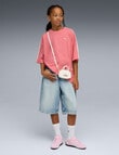 Puma Luminious Cloud Oversized Tee, Pink product photo View 04 S