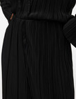 Vero Moda Elisa Plisse Pant, Black product photo View 04 S