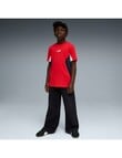 Puma Block Short Sleeve Tee, Red product photo View 05 S