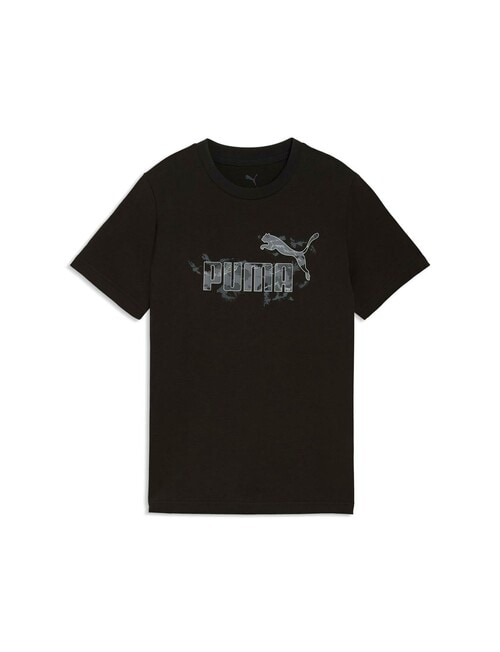 Puma Camo Short Sleeve Tee, Black product photo
