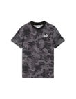 Puma All Over Print Camo Short Sleeve Tee, Black product photo
