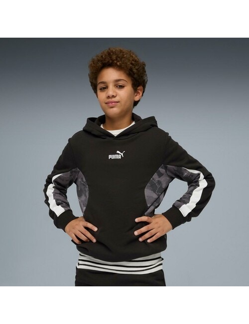 Puma Camo Hoodie, Black product photo View 03 L