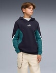 Puma Block Hoodie, Navy product photo